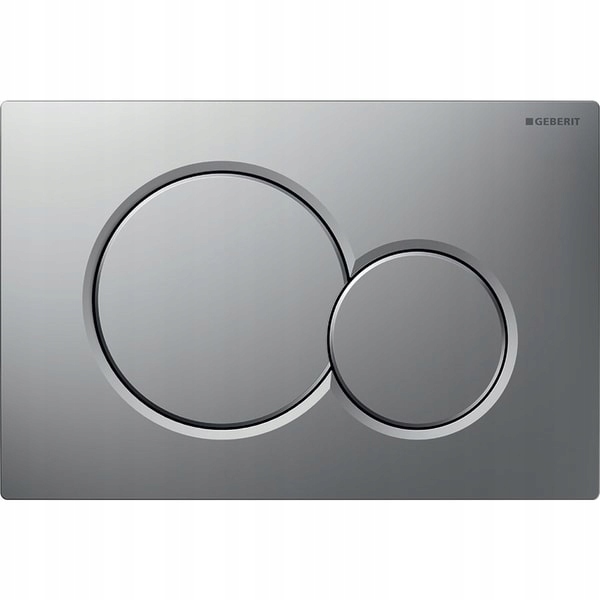 Geberit Sigma01 strieborné tlačidlo splachovania WC